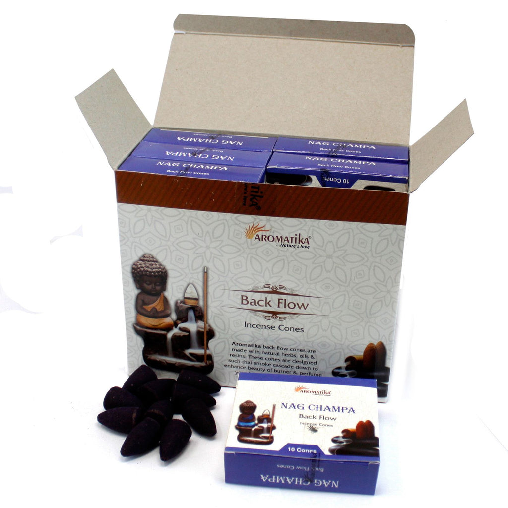 Aromatica Backflow Incense Cones White Sage for Home Fragrance