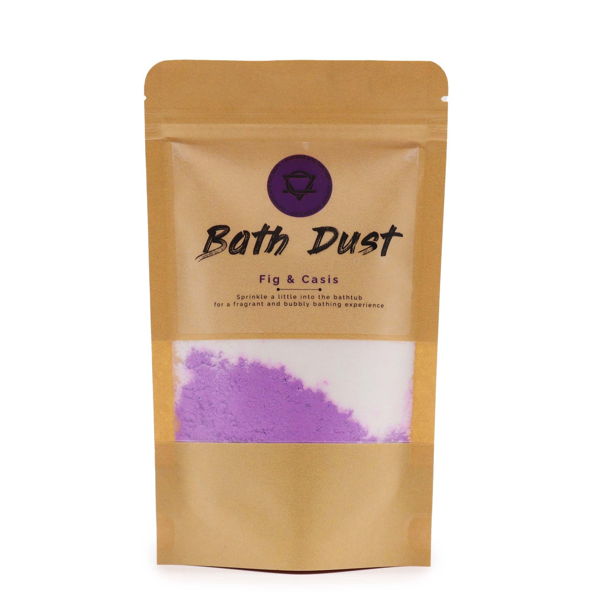 Fig & Casis Bath Dust 190g for an Indulgent Relaxing Bath Experience