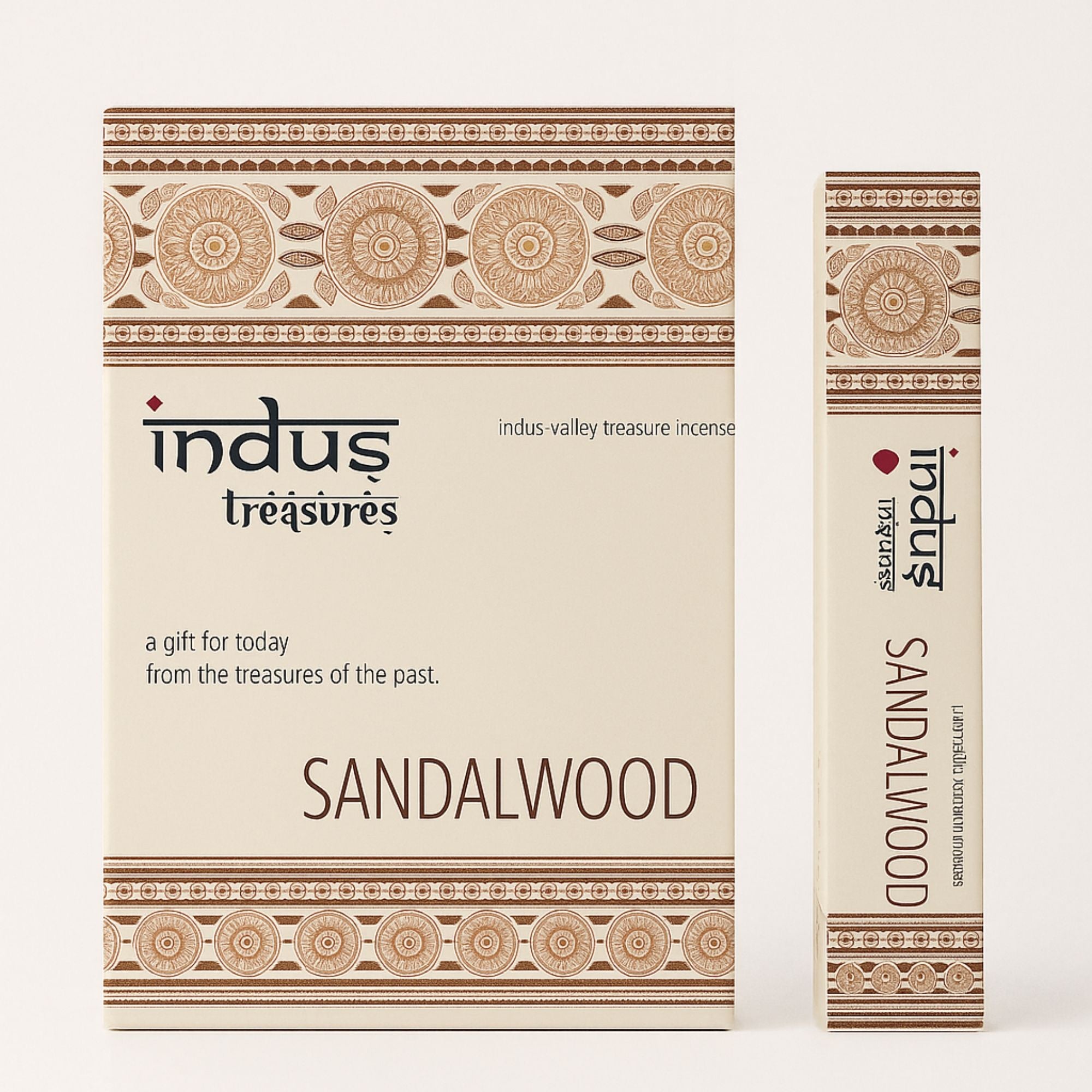 Indus Treasures Sandalwood Incense Sticks 15g Pack of 12