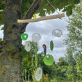 Bottle Bottoms Chime Assorted Recycled Glass Wind Chimes