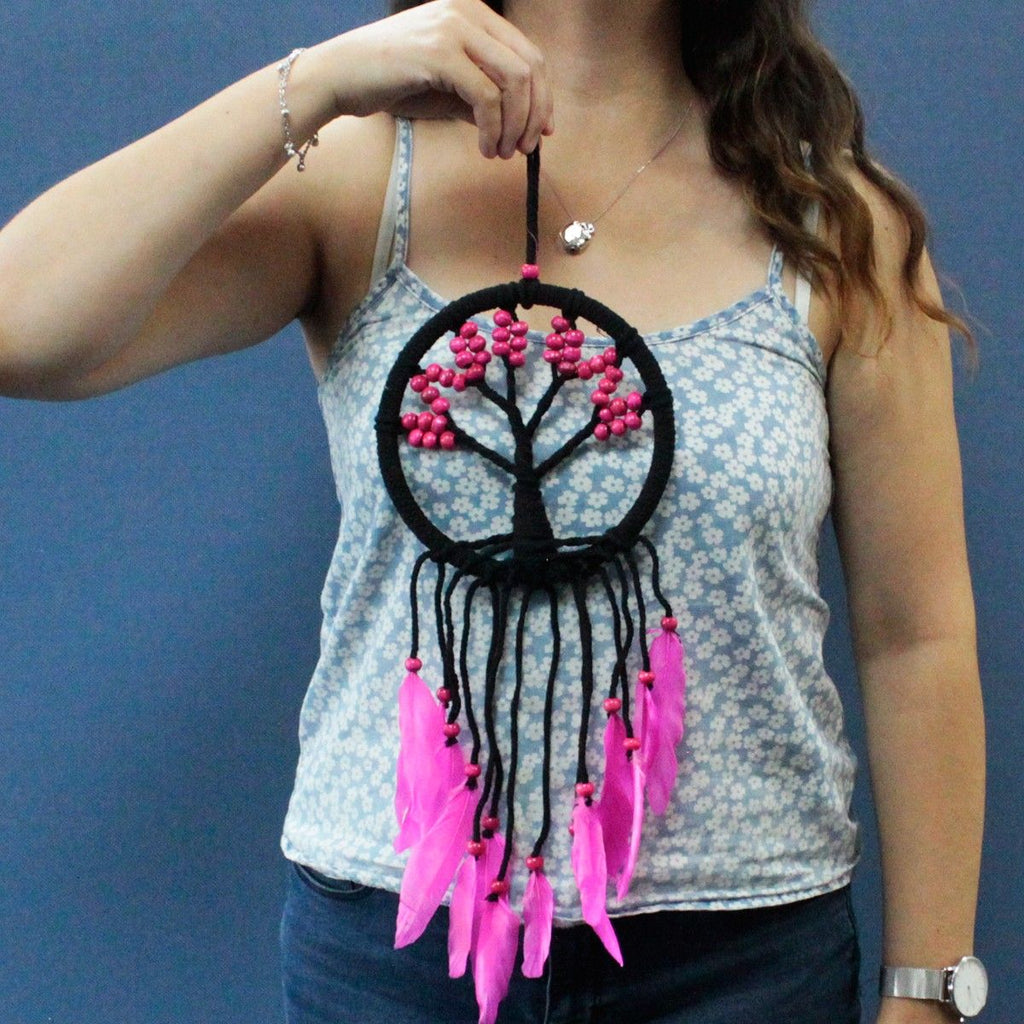 Tree of Life Dreamcatcher 16cm Assorted Boho Style Decor