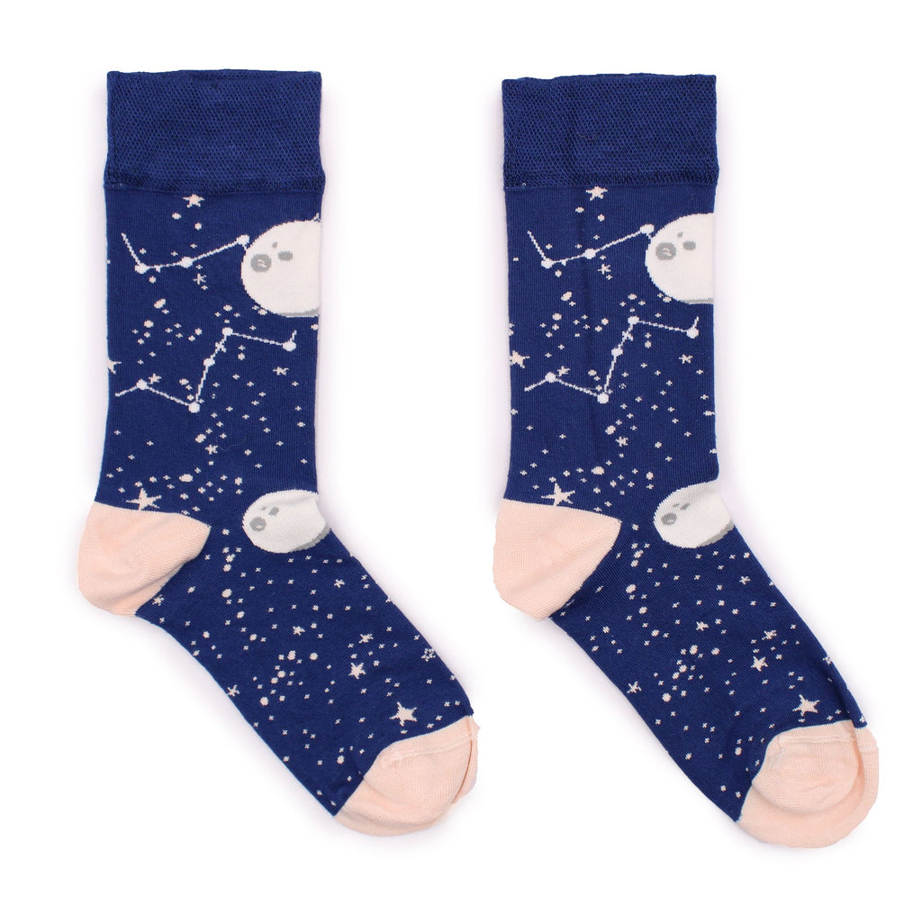 Hop Hare Bamboo Socks S/M Moon Walk for Ultimate Comfort and Style