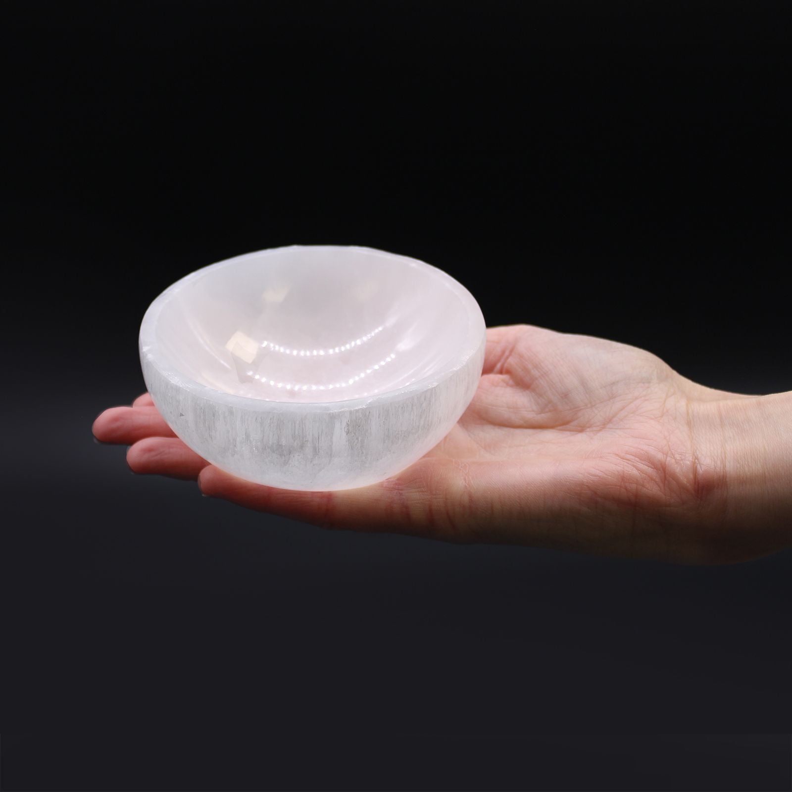 Selenite Round Bowl 10cm for Elegant Home Decor and Gifts