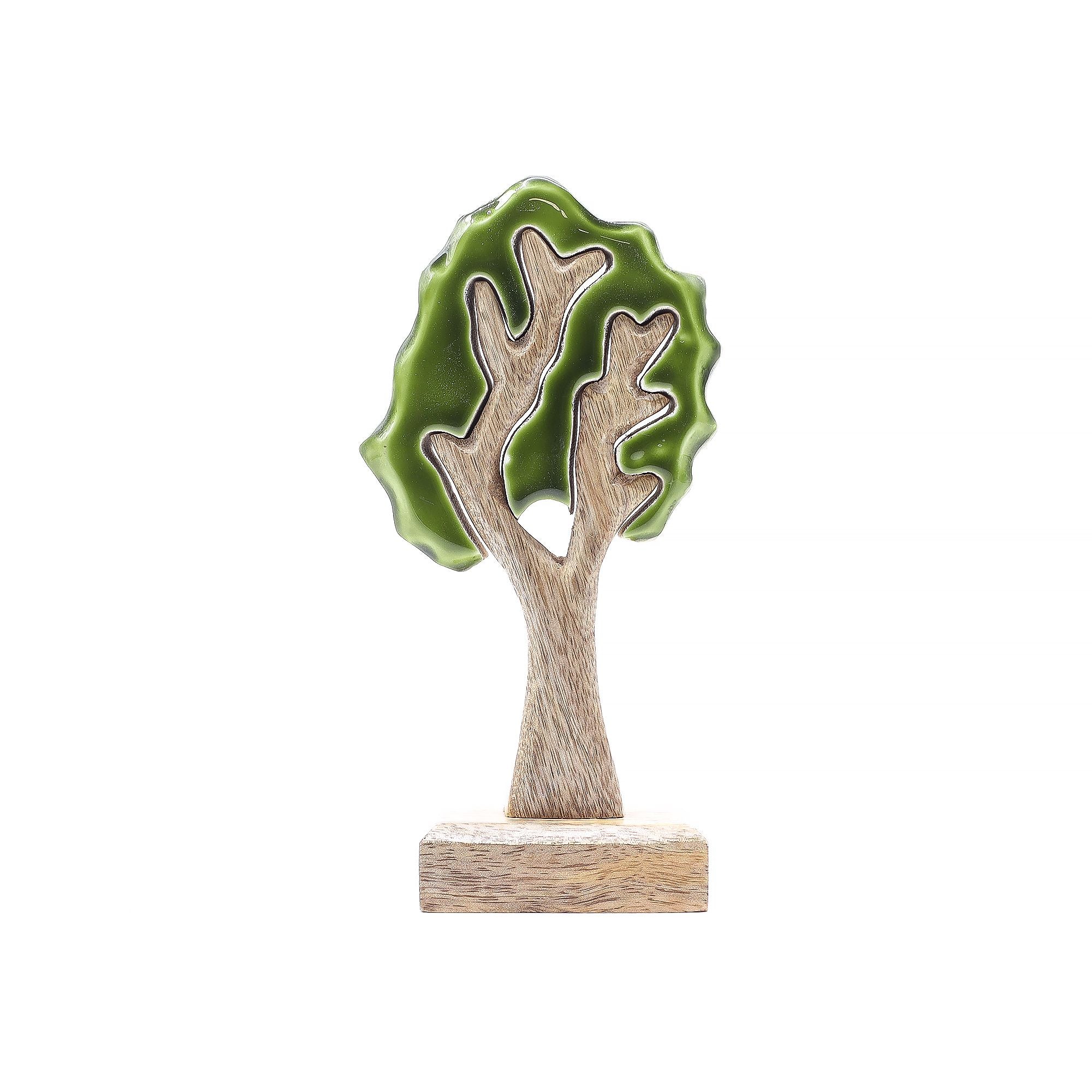 Lost in the Forrest Single Tree 3D Wooden Decoration 20x10cm