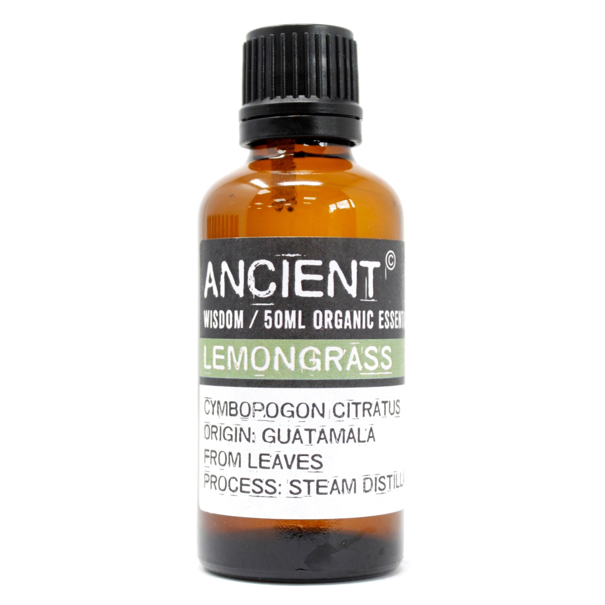Lemongrass Organic Essential Oil 50ml for Home Fragrance Use