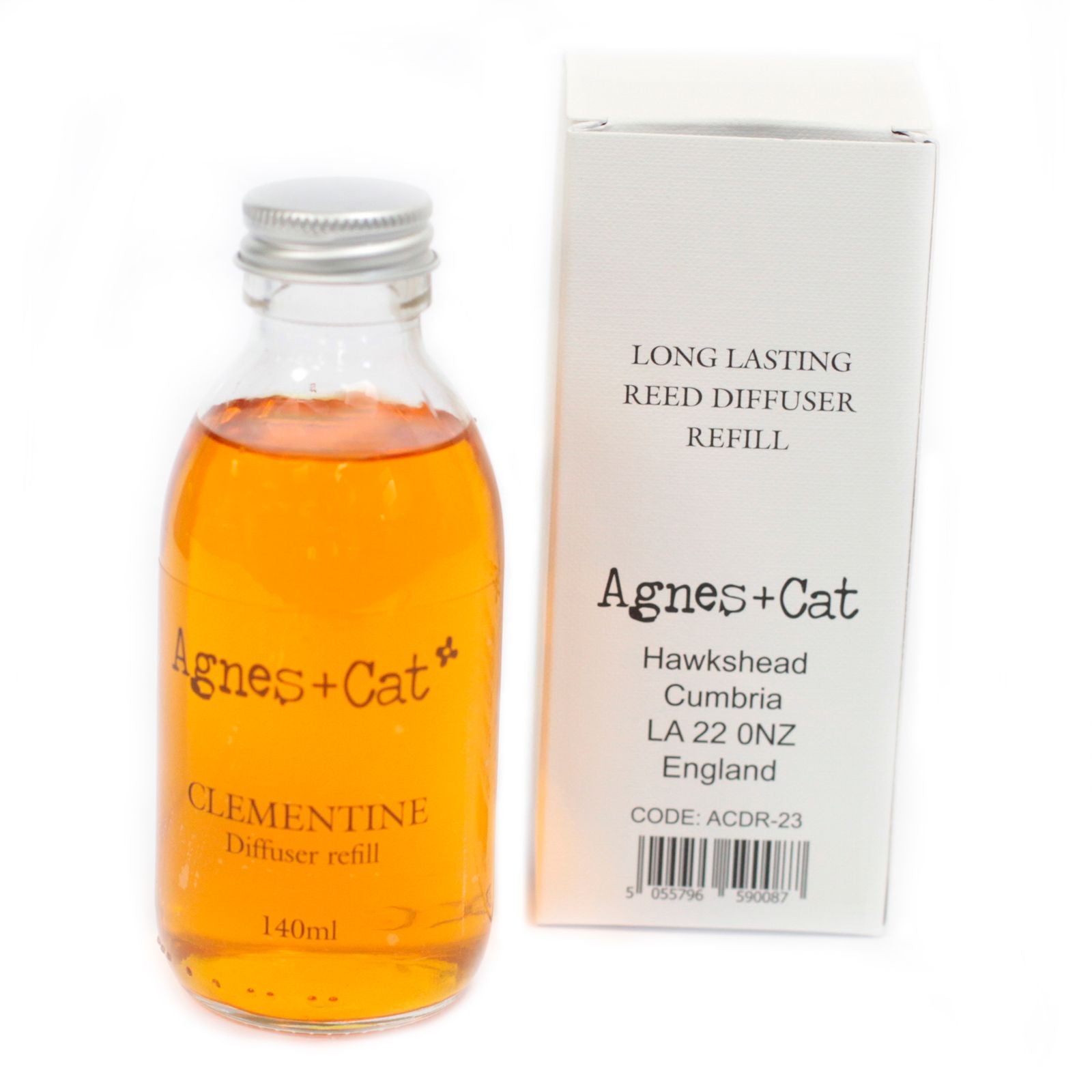 Agnes + Cat Reed Diffuser Refill Clementine 150ml for Freshness