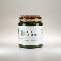 Greenman Woodwick Soy Candle - Wild Lavender
