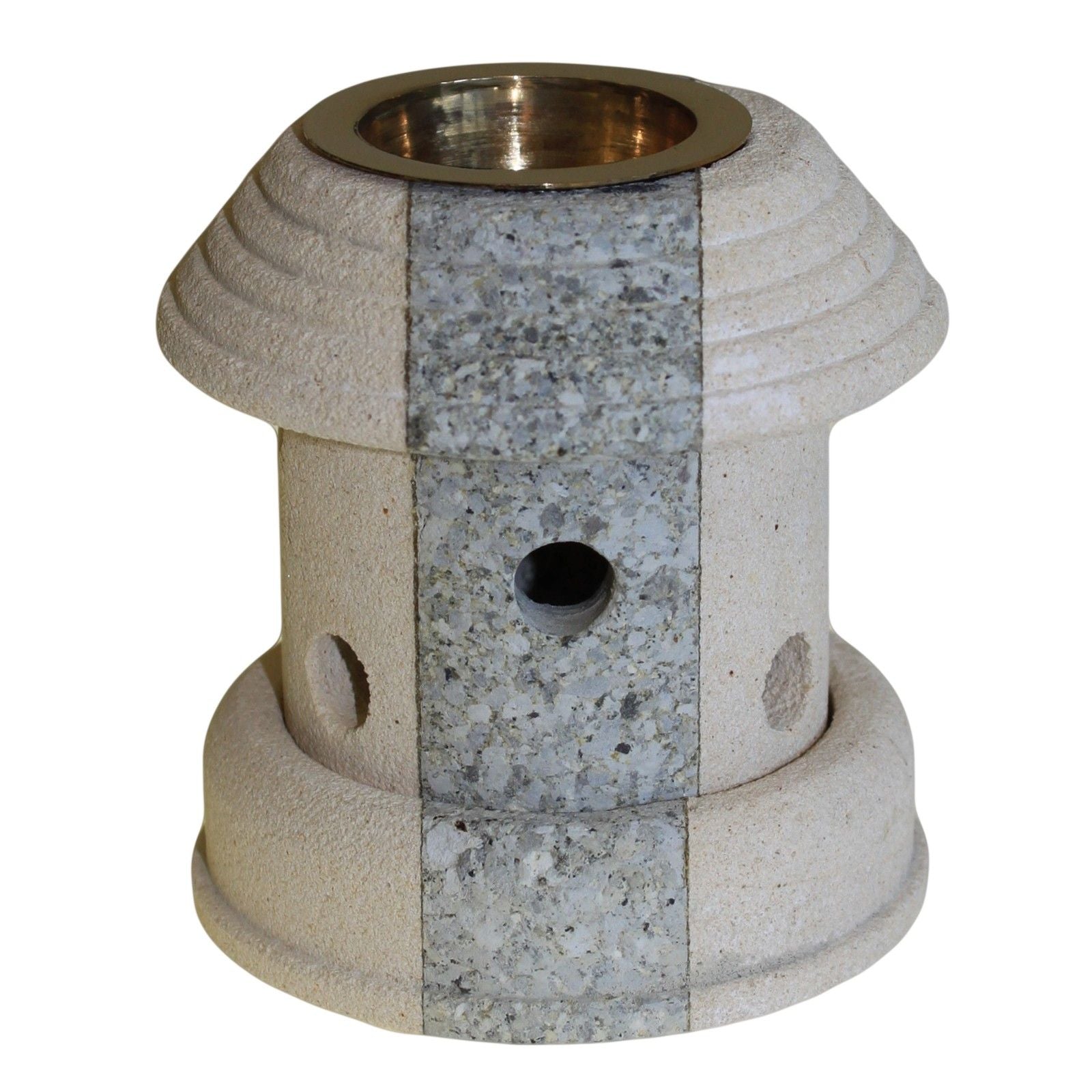 Elegant Stone Oil Burner Combo Lantern for Home Decor Use