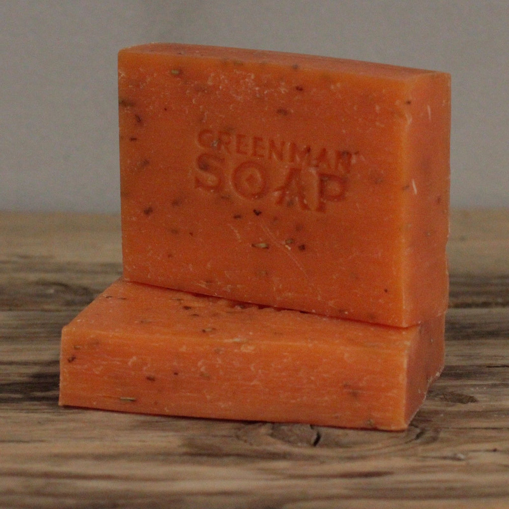 Greenman Soap Slice 100g with Moroccan Argan and Rosemary Aroma