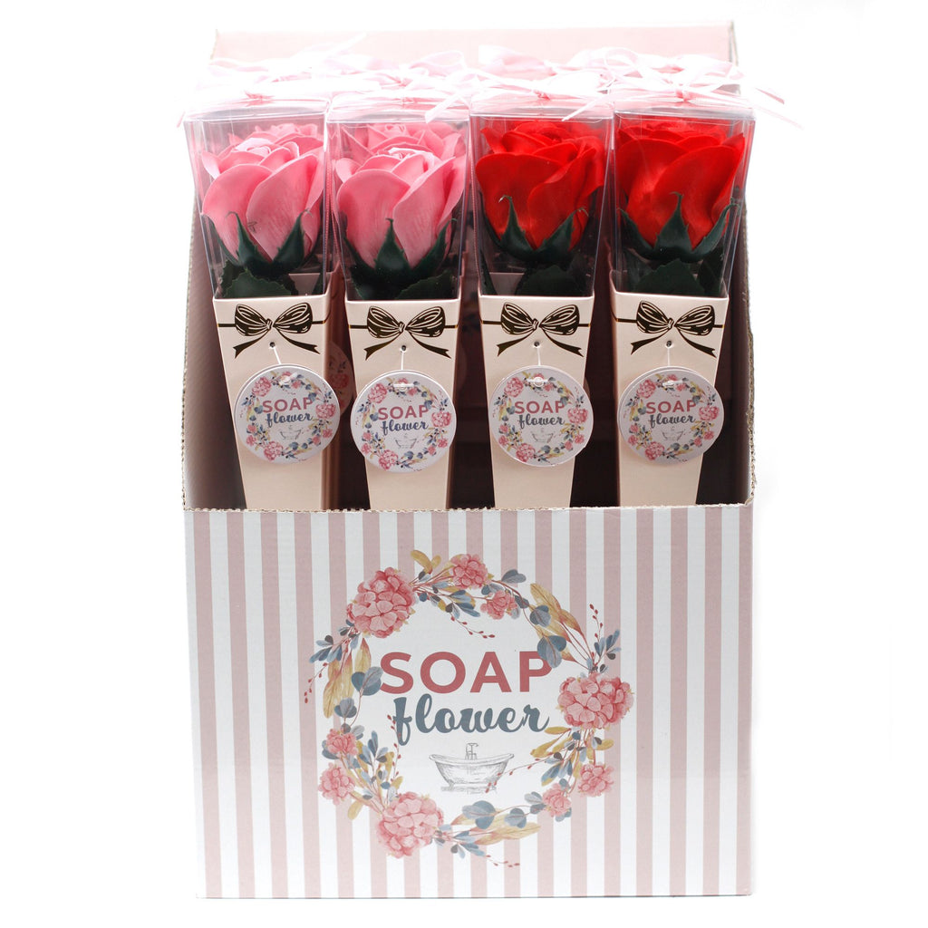 Medium Rose Soap Flower for Home Displays and Unique Gifts