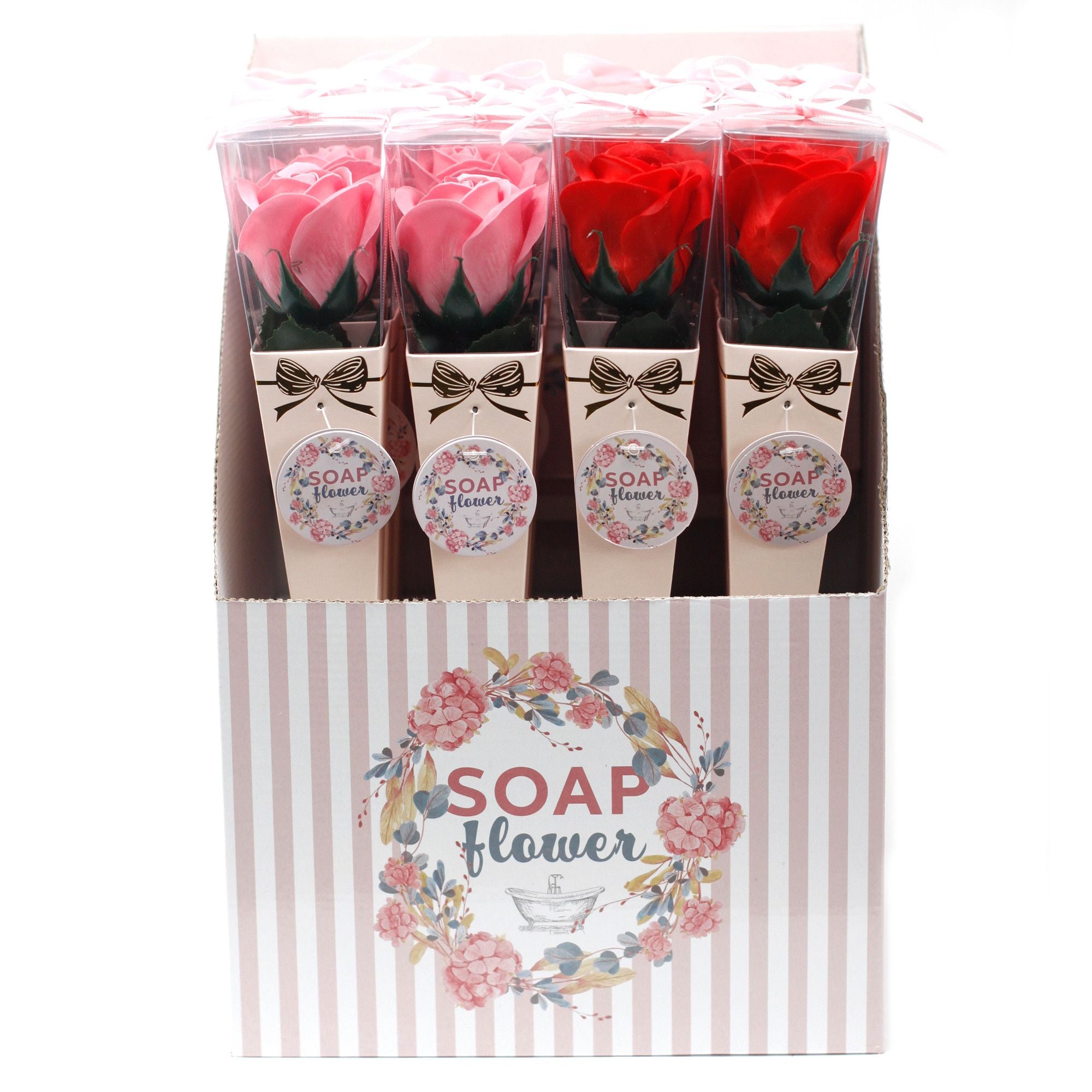 Medium Rose Soap Flower for Home Displays and Unique Gifts