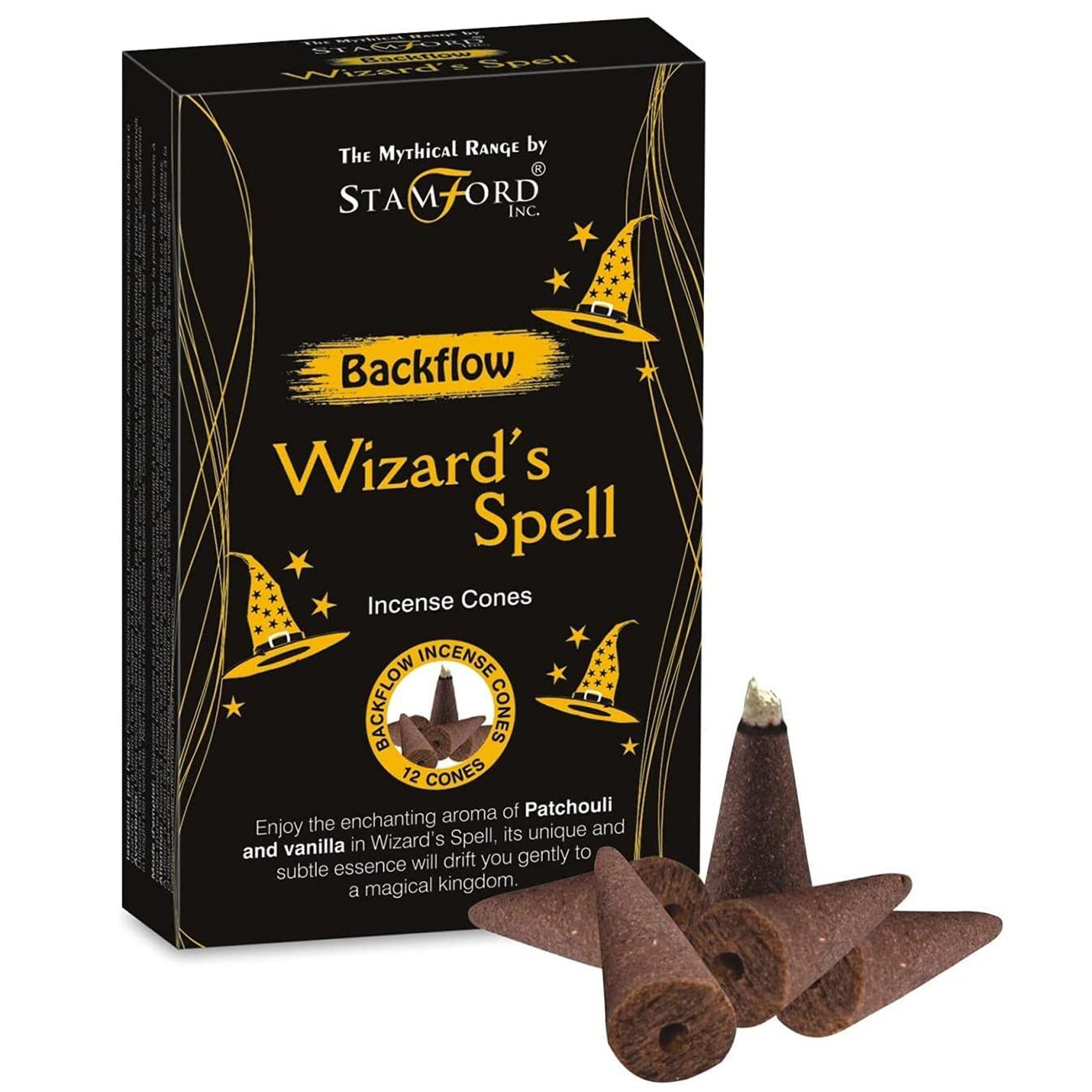 Mythical Backflow Cones Wizard Spell for Enchanting Aromas