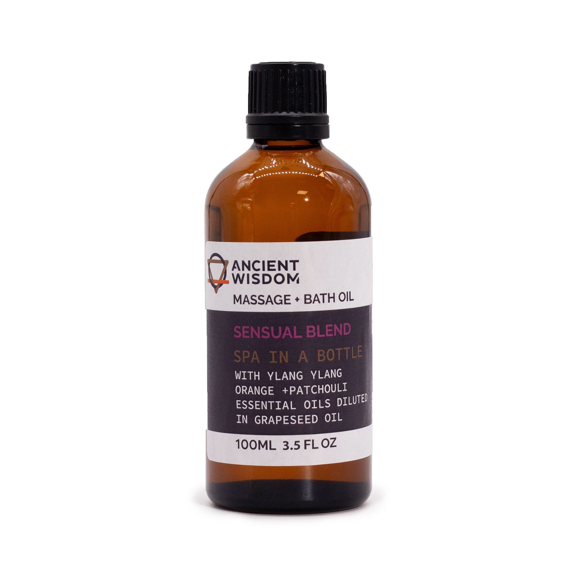 Sensual Massage Oil 100ml with Ylang Ylang and Patchouli Scents
