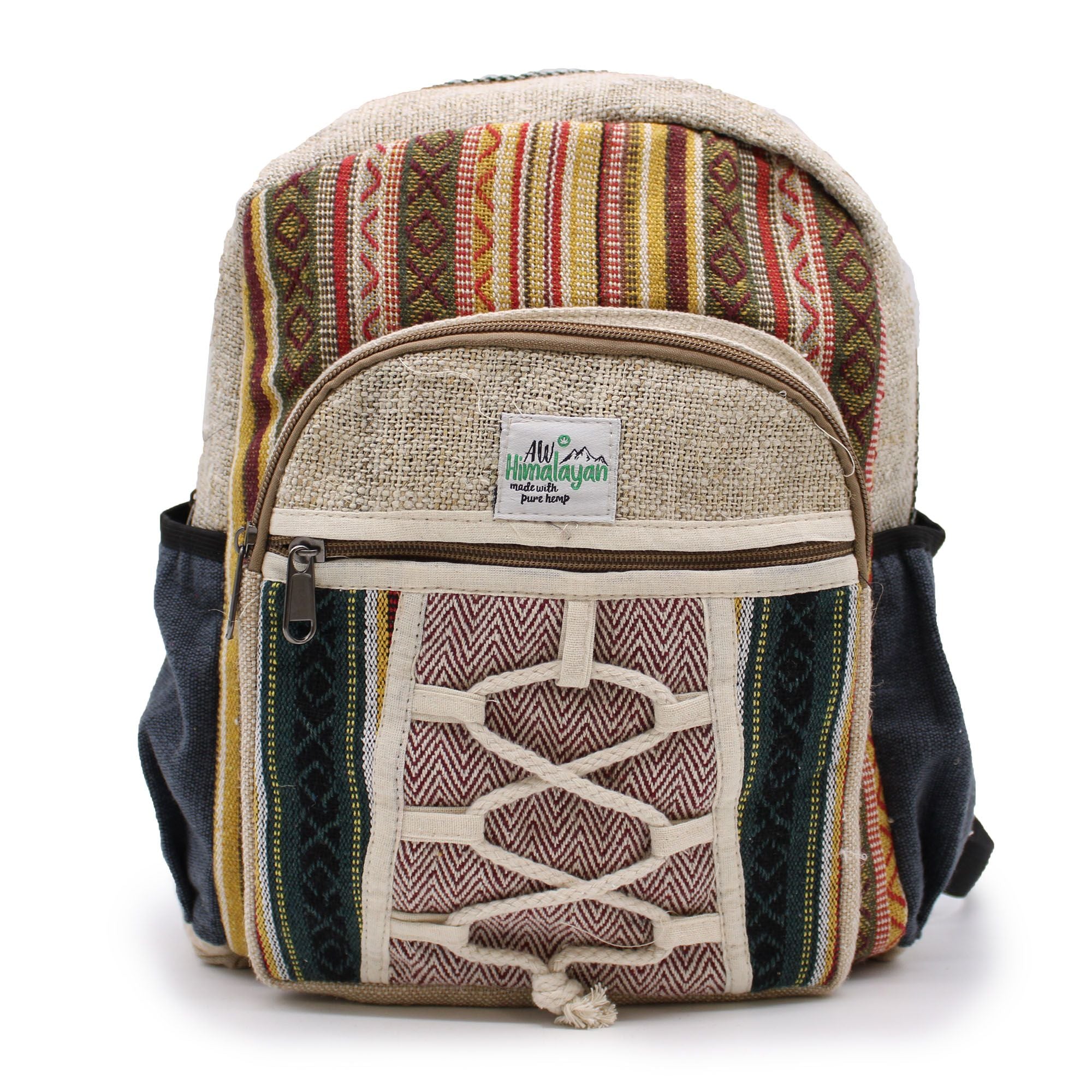 Small Backpack with Rope & Pockets Style for Everyday Use