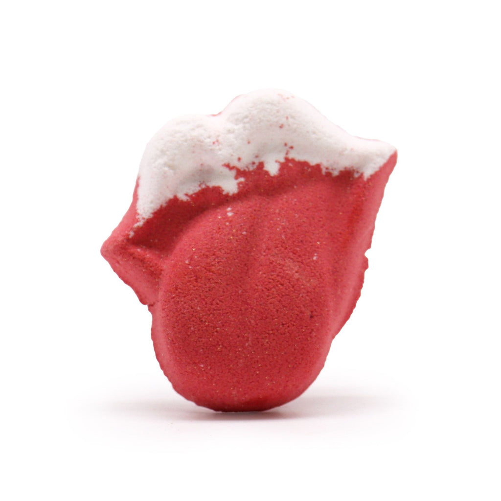 Lips Bath Bomb 60g with Raspberry and Pomegranate Aroma Delight