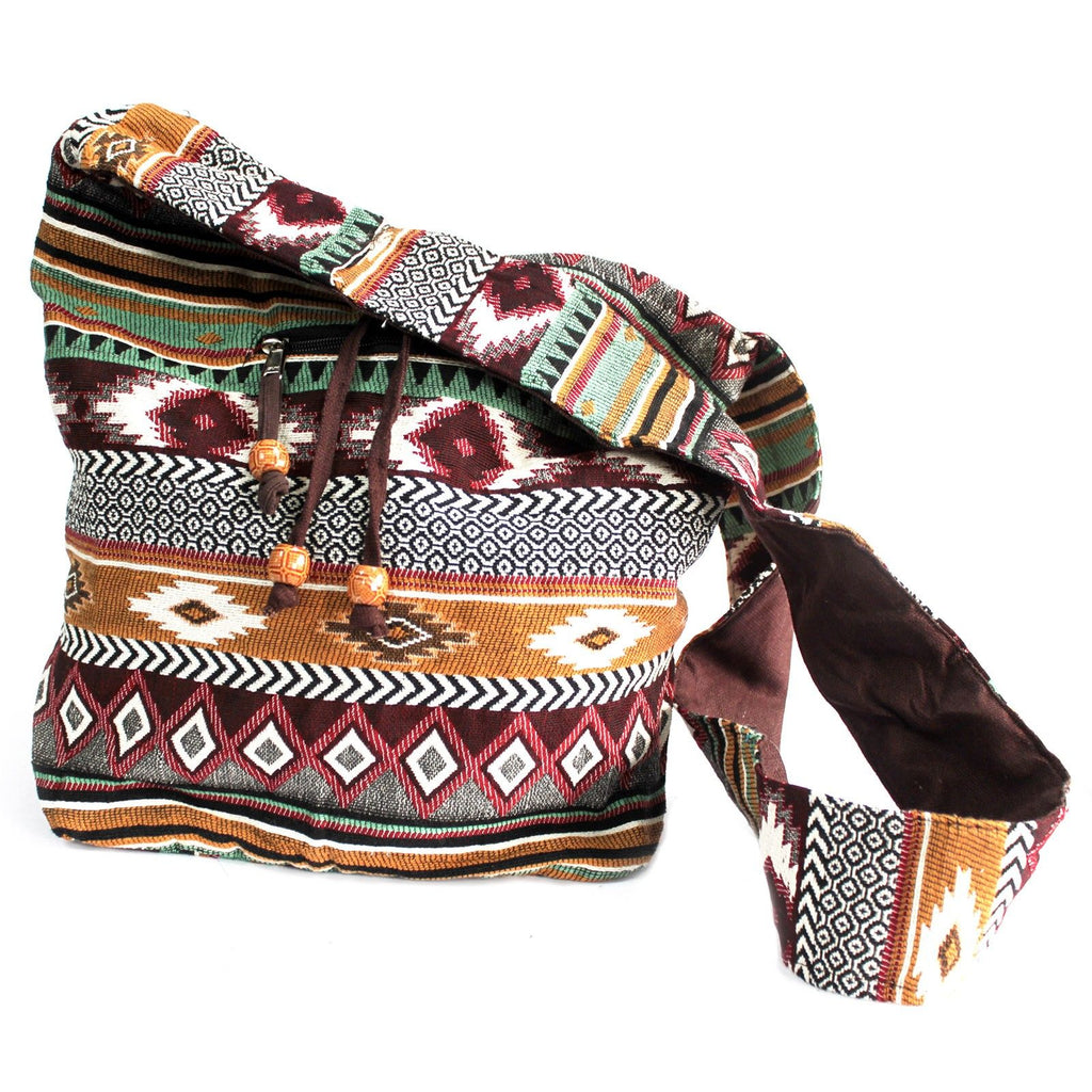 Jacquard Bag Chocolate Student Backpack for Stylish Adventures