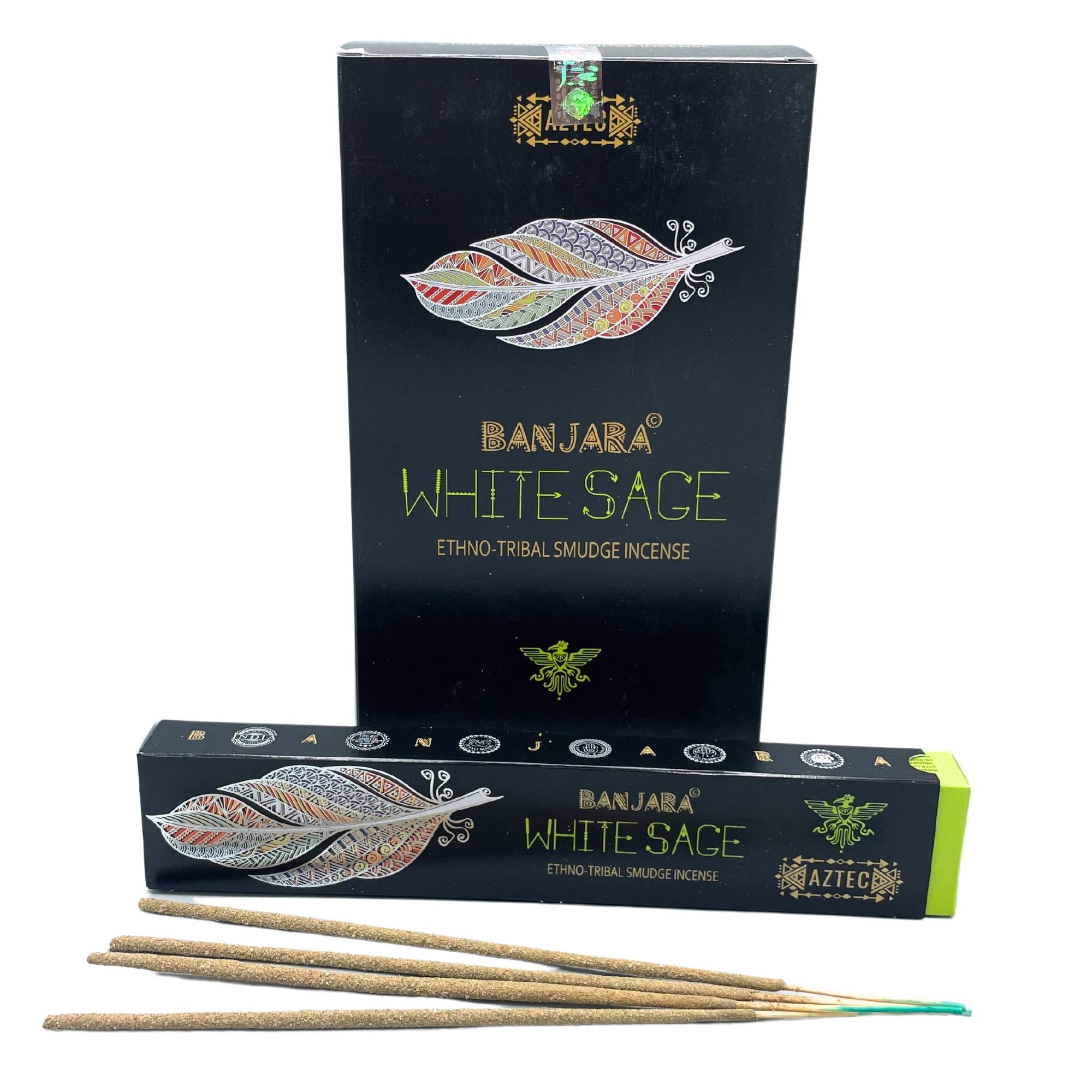 Banjara Tribal Smudge Incense Sticks with Aromatic White Sage