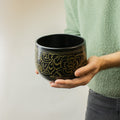 Magic Mushroom Cauldron Singing Bowl in Yellow 15cm Unique Design