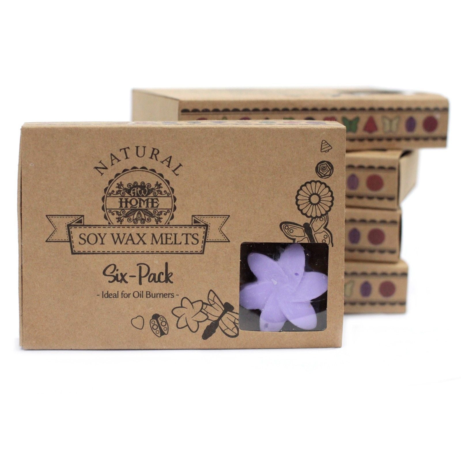 Lavender Fields Wax Melts Box of 6 for Home Fragrance Delight