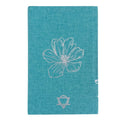 Blue Gratitude Journal with Silver Lining for Daily Reflections
