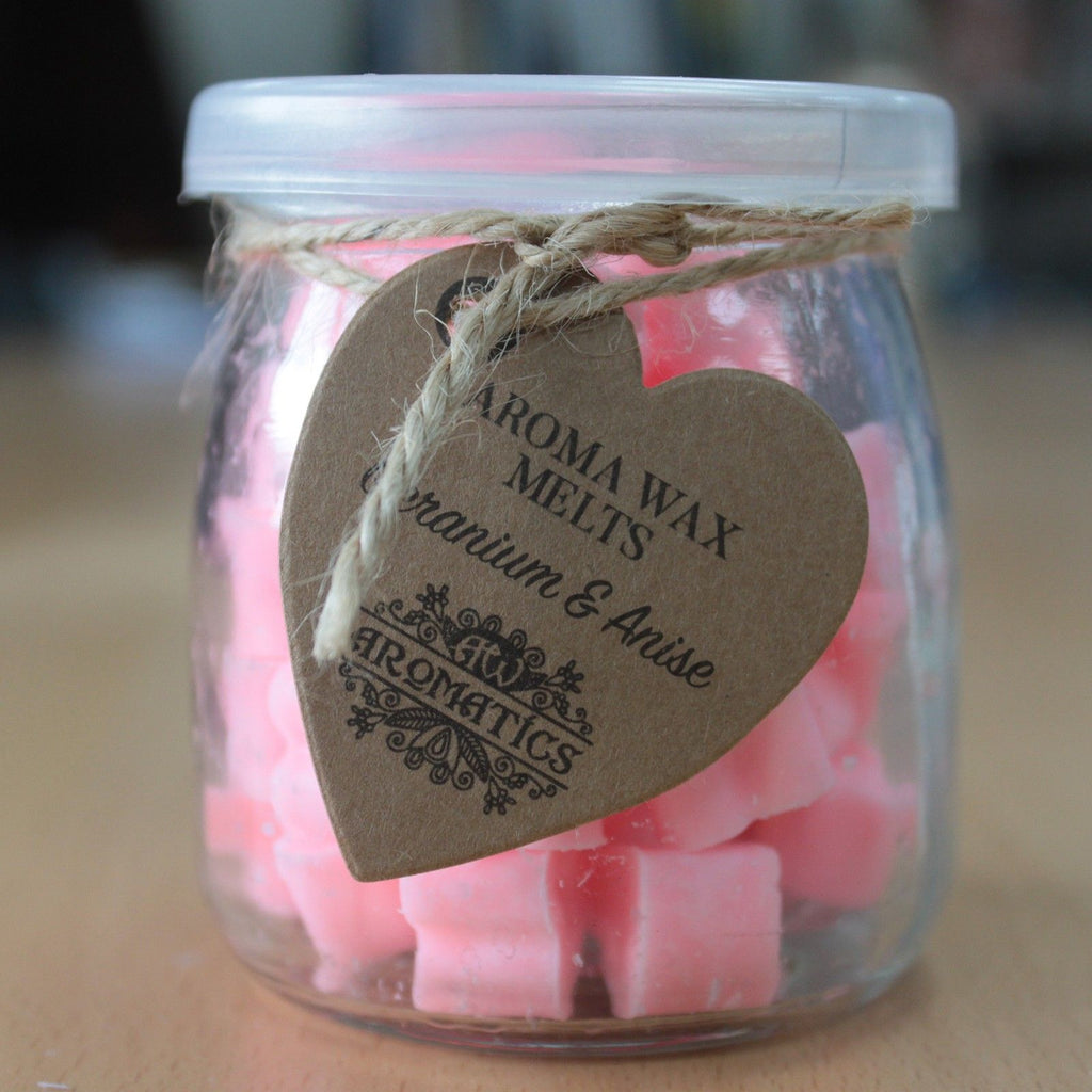 Aroma Wax Melts Geranium and Anise for a Harmonious Home Atmosphere