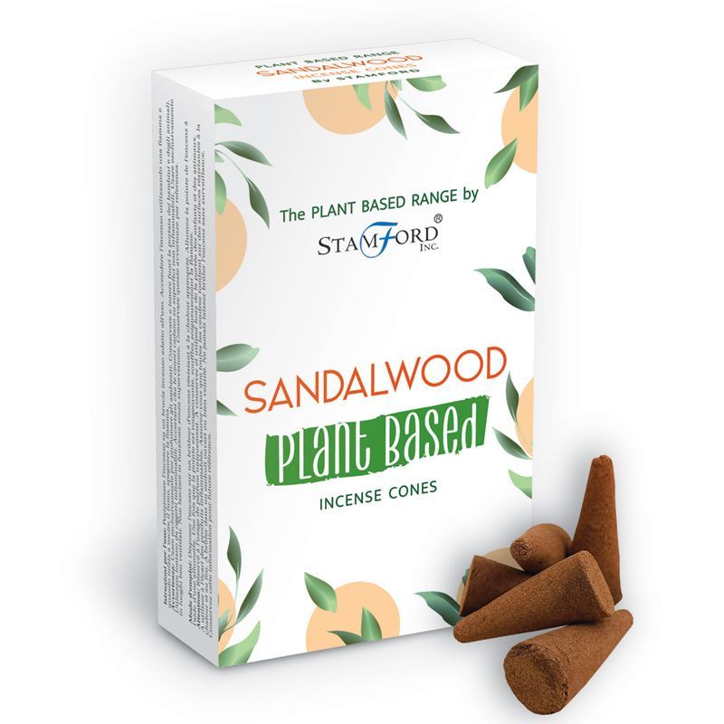 Plant Based Incense Cones Sandalwood for Home Fragrance Use