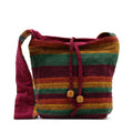 Nepal Sling Bag Mountain Trek Tan and Greens for Outdoor Use