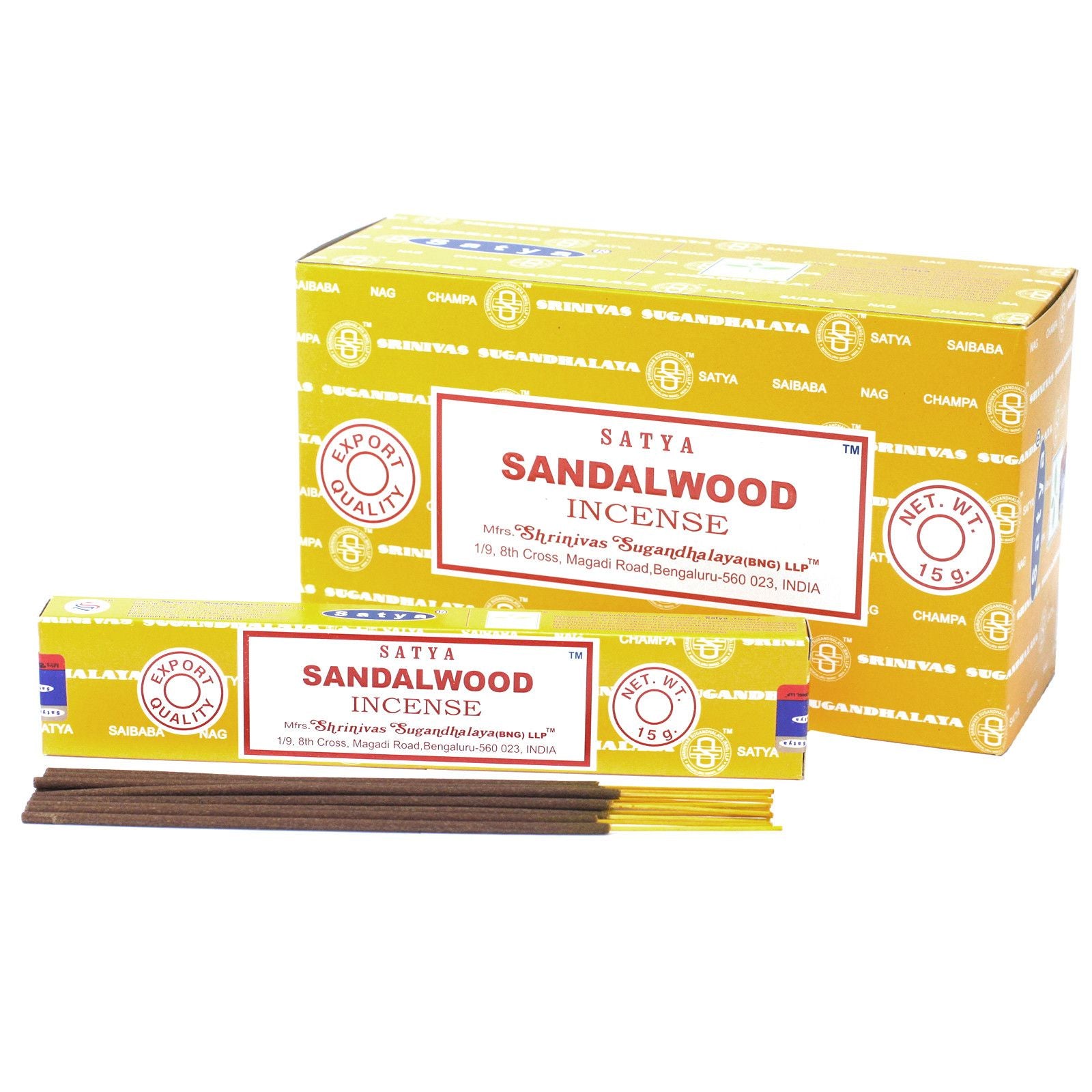 Satya Incense 15gm with Sandalwood Aroma for Home Fragrance