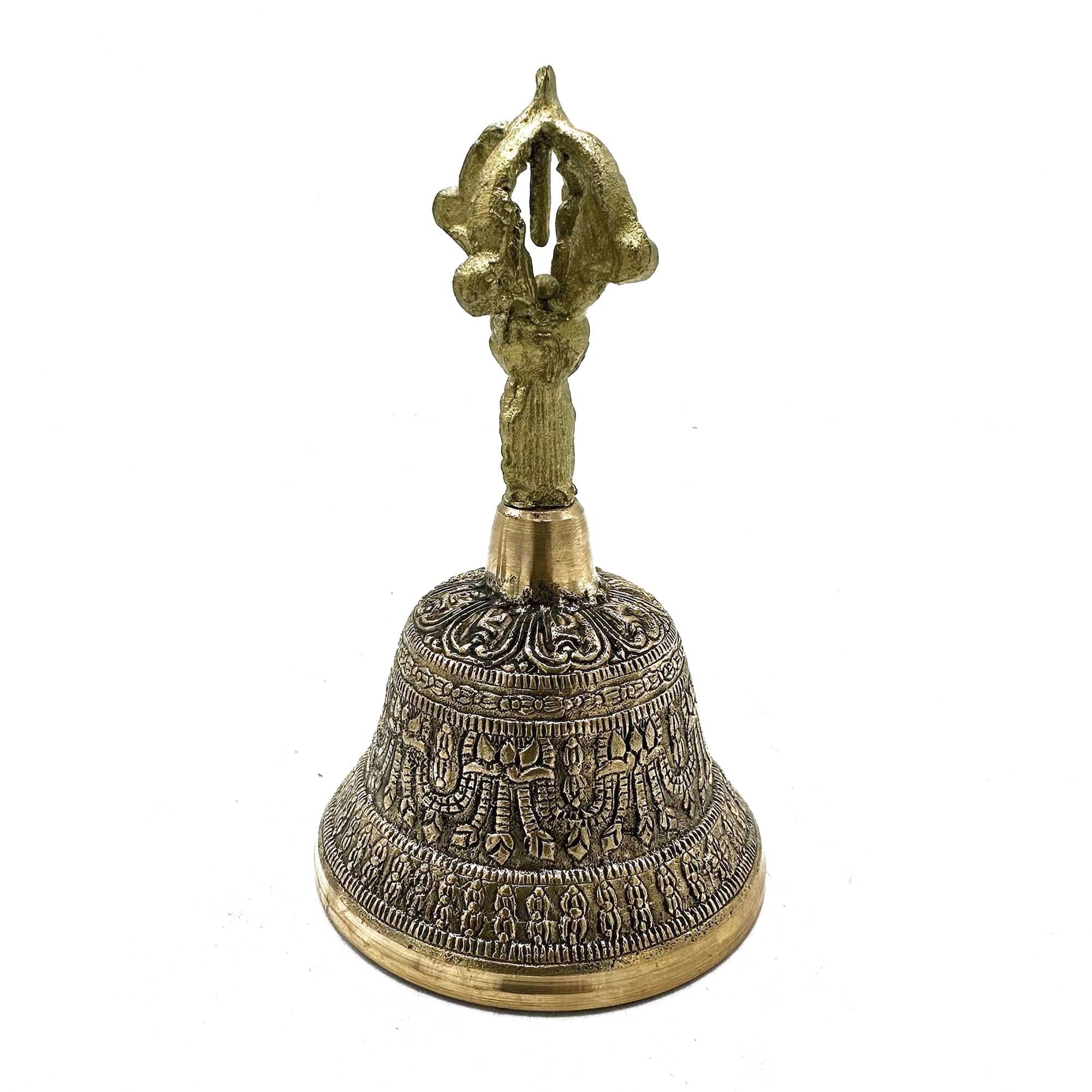 Large Tibetan Tingsha Bell for Meditation and Rituals 8x15cm