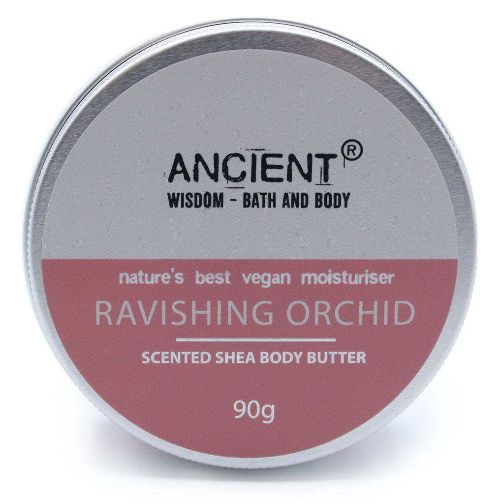Scented Shea Body Butter 90g Ravishing Orchid for Smooth Skin