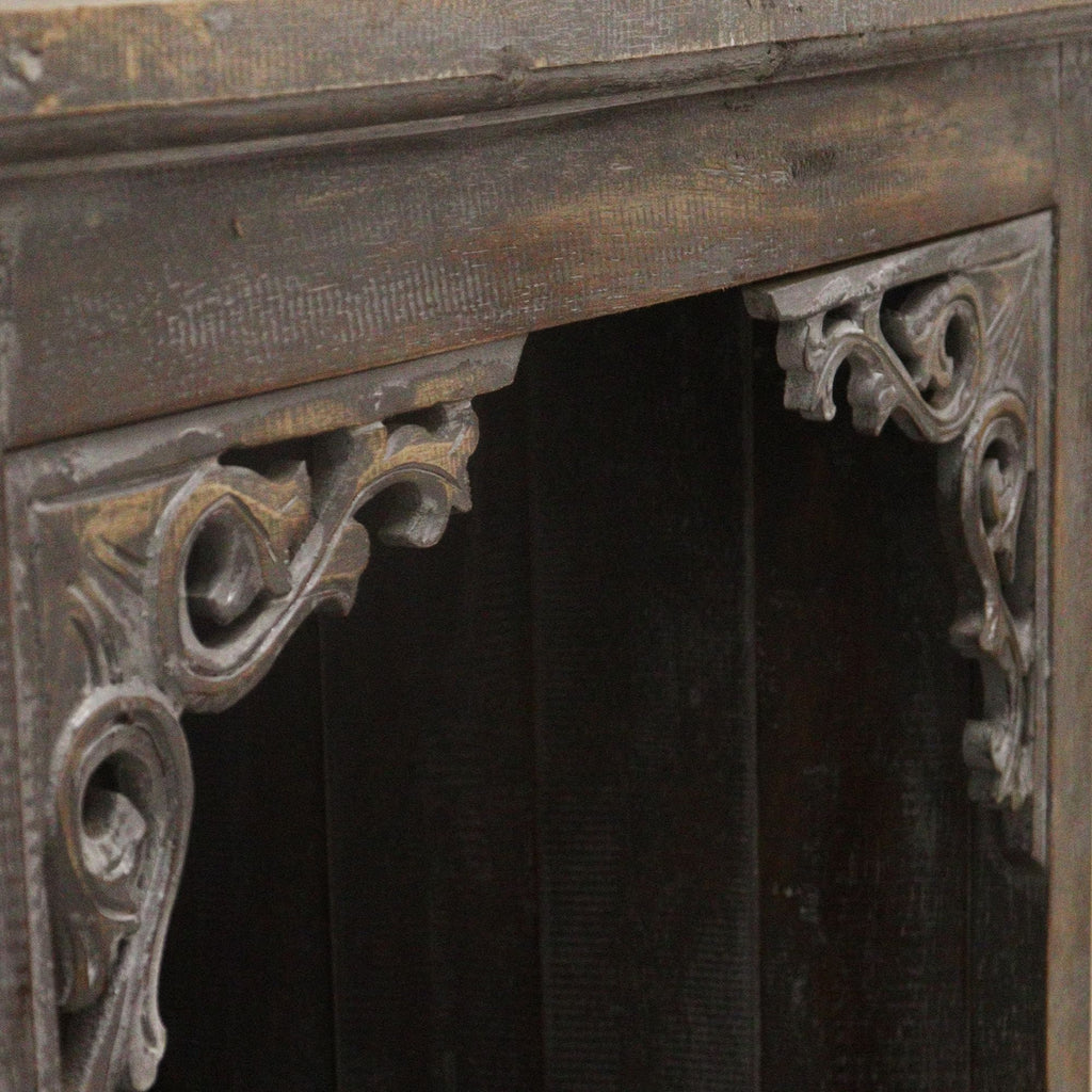 Albasia Bathroom Cabinet in Greywash for Elegant and Stylish Storage