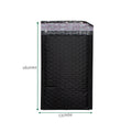 Black Poly Bubble Envelope with Expandable Gusset for Shipping