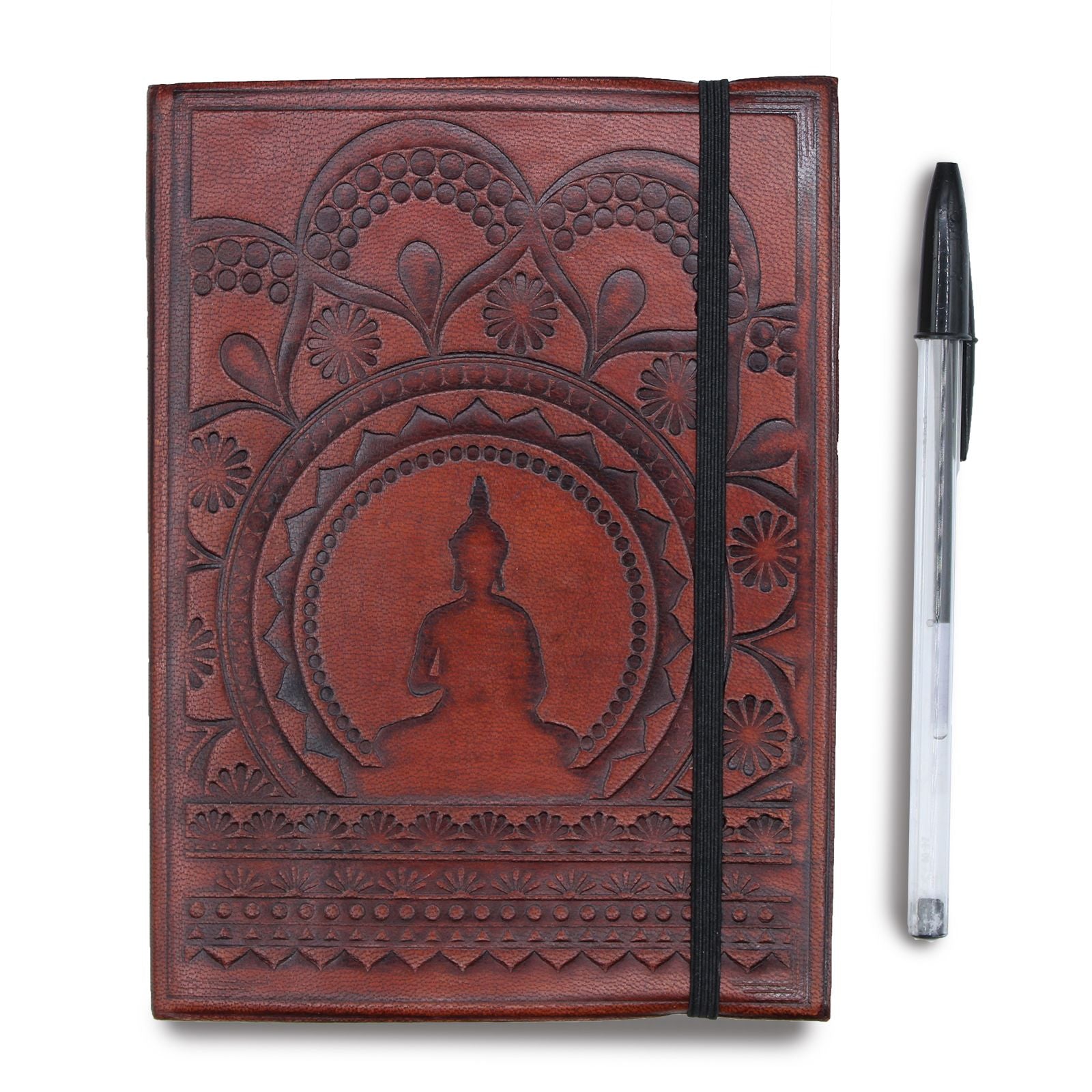 Cosmic Goddess Small Notebook with Strap for Creative Writing