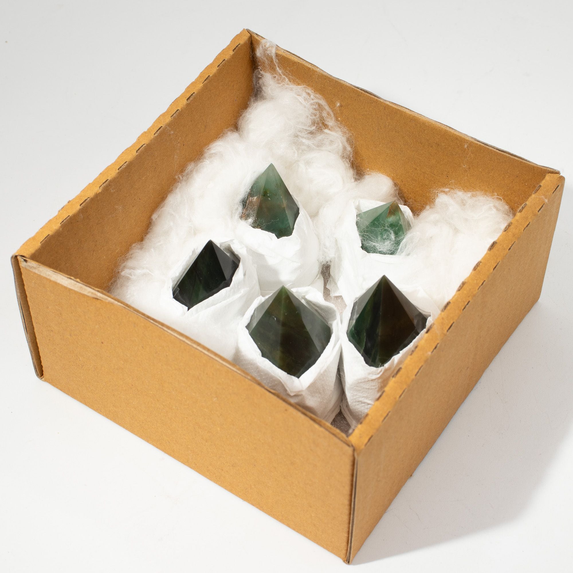 Green Aventurine Gemstone Top Polished Points Set of 5 to 6 Pieces