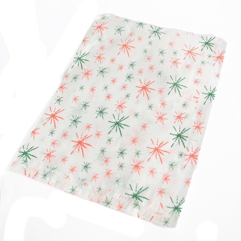8.5 x 11 Inch Starburst Paper Bags for Stylish Gift Wrapping