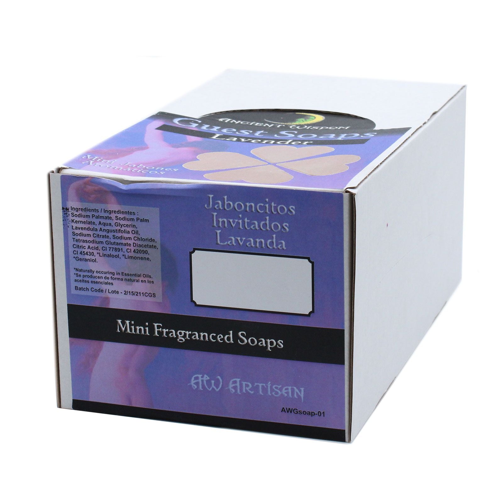 Heart Guest Soap Lavender Scented Heart Shaped Soaps Set of 10