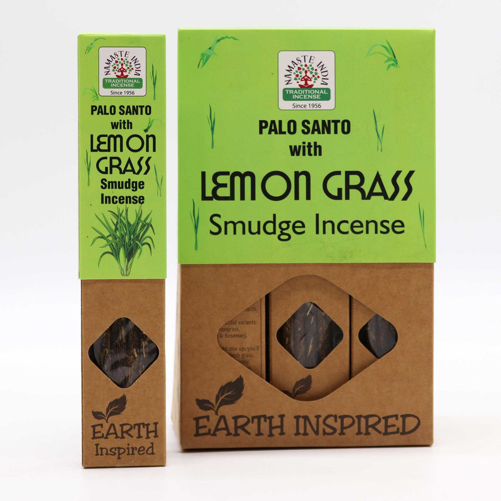 Earth Inspired Smudge Incense Sticks with Refreshing Lemongrass