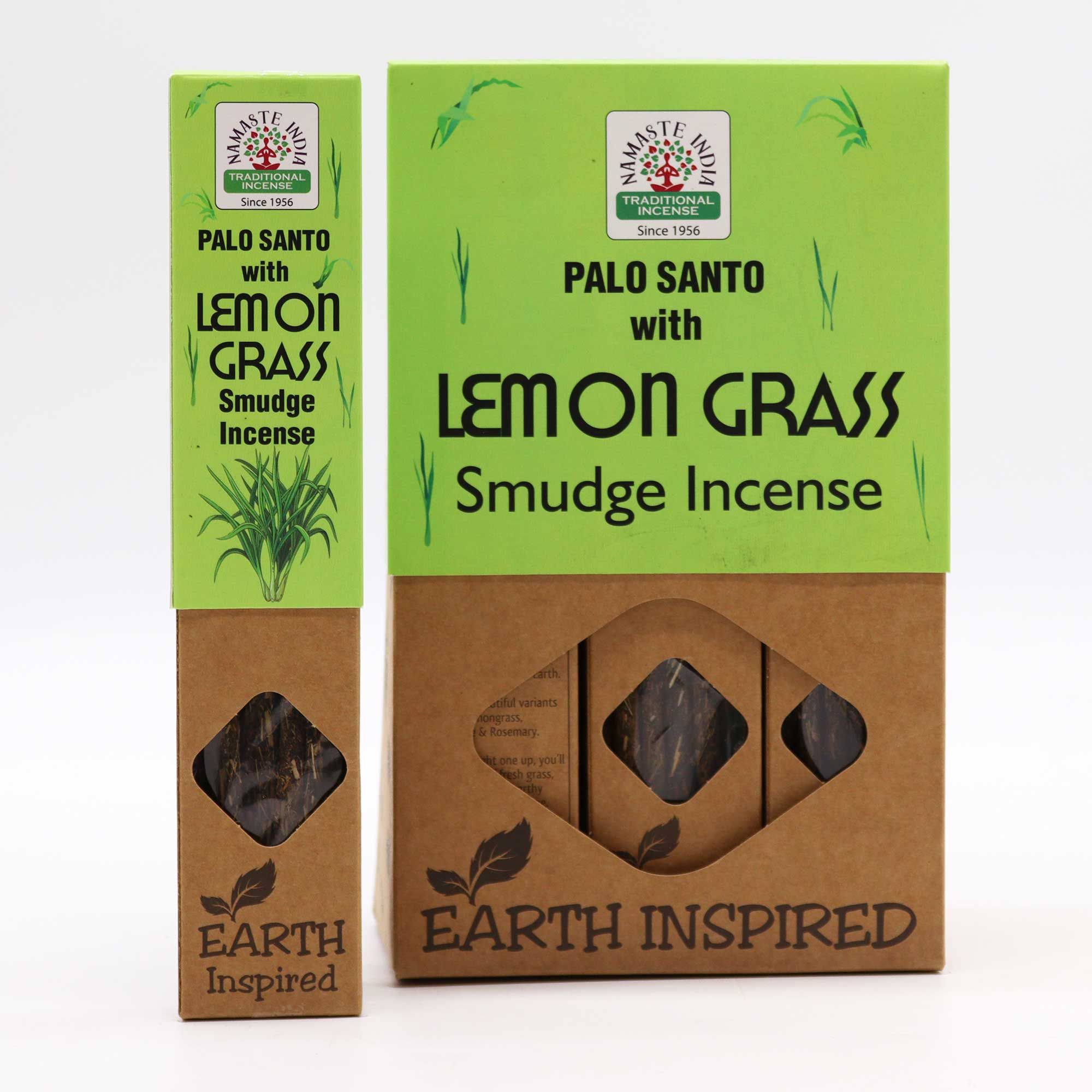 Earth Inspired Smudge Incense Sticks with Refreshing Lemongrass