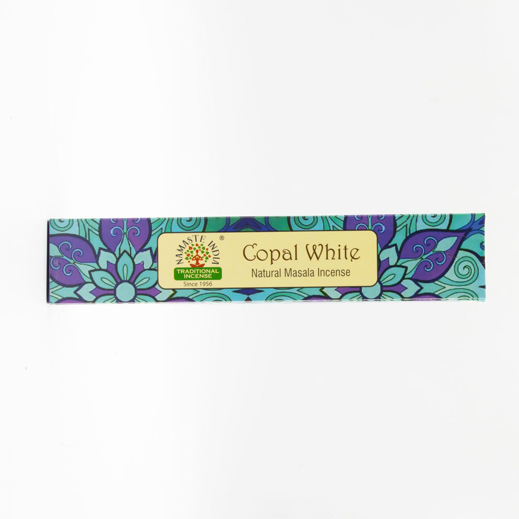 Namaste Mandala Masala Incense Sticks Copal White for Serenity