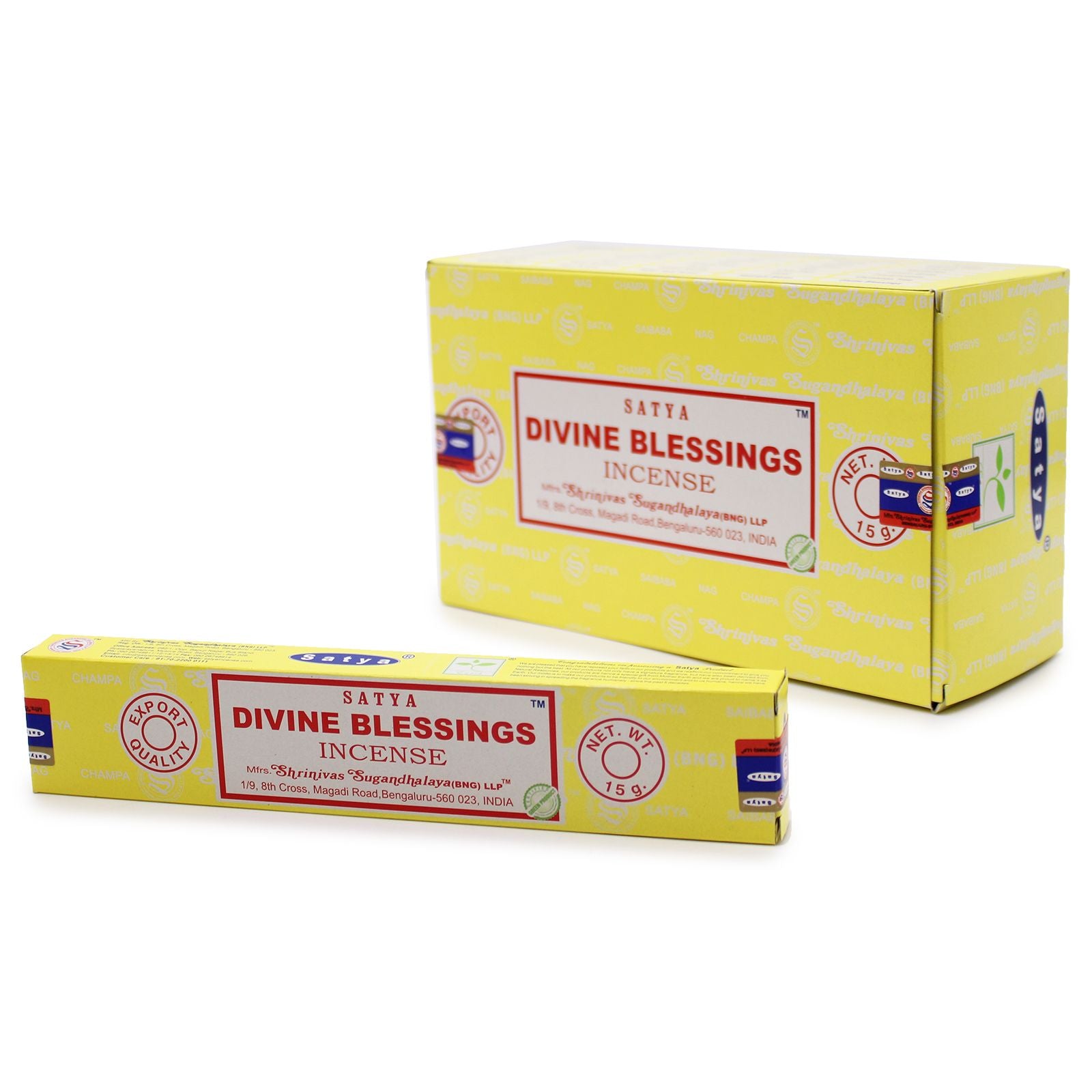 Satya Incense Sticks 15g Divine Blessing for Home Fragrance