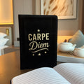 Black Velvet Notebook with 80 Pages for Daily Journaling