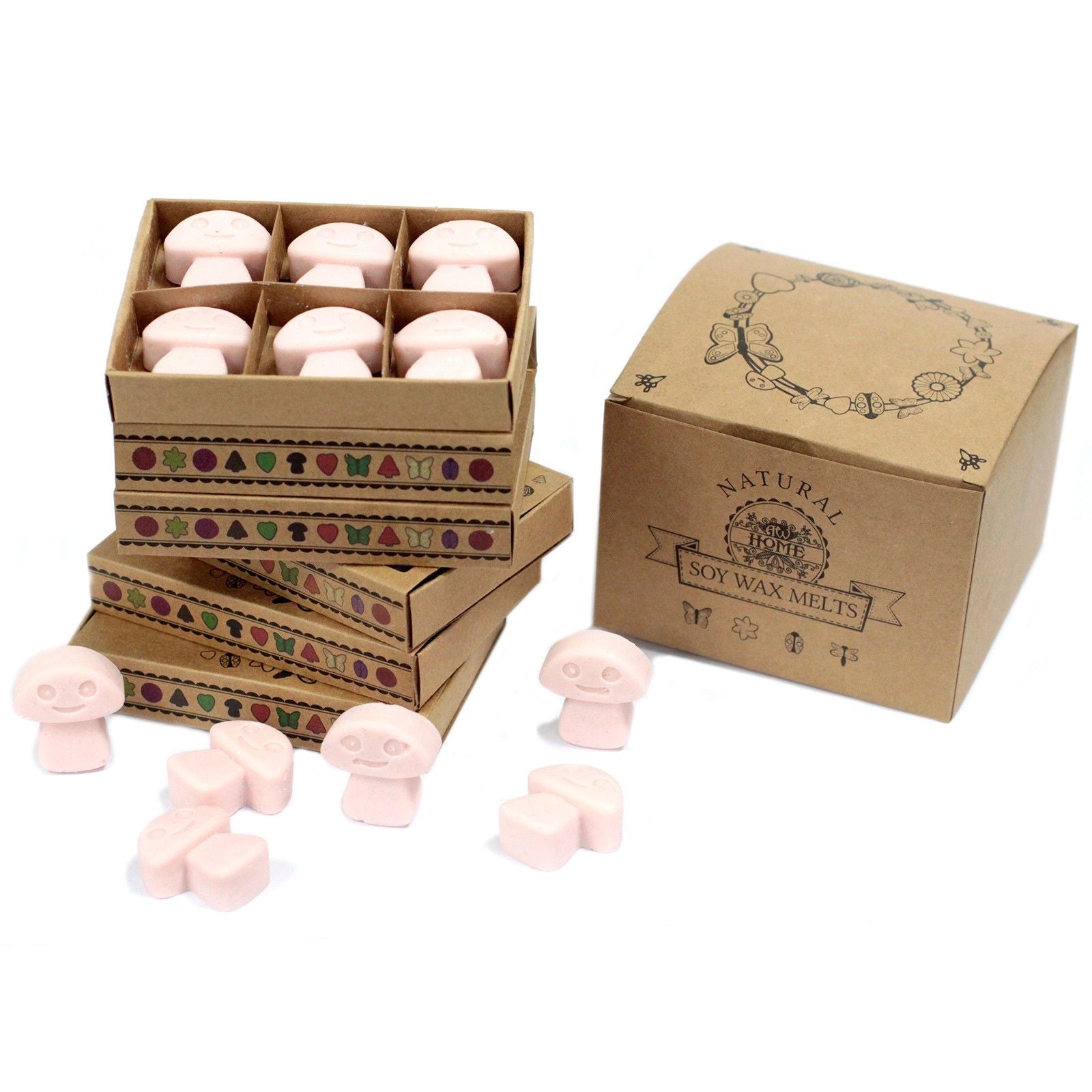 Box of 6 Dark Sandalwood Wax Melts for Home Fragrance
