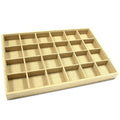 Twentyfour Compartment Display Tray for Jewellery Showcase
