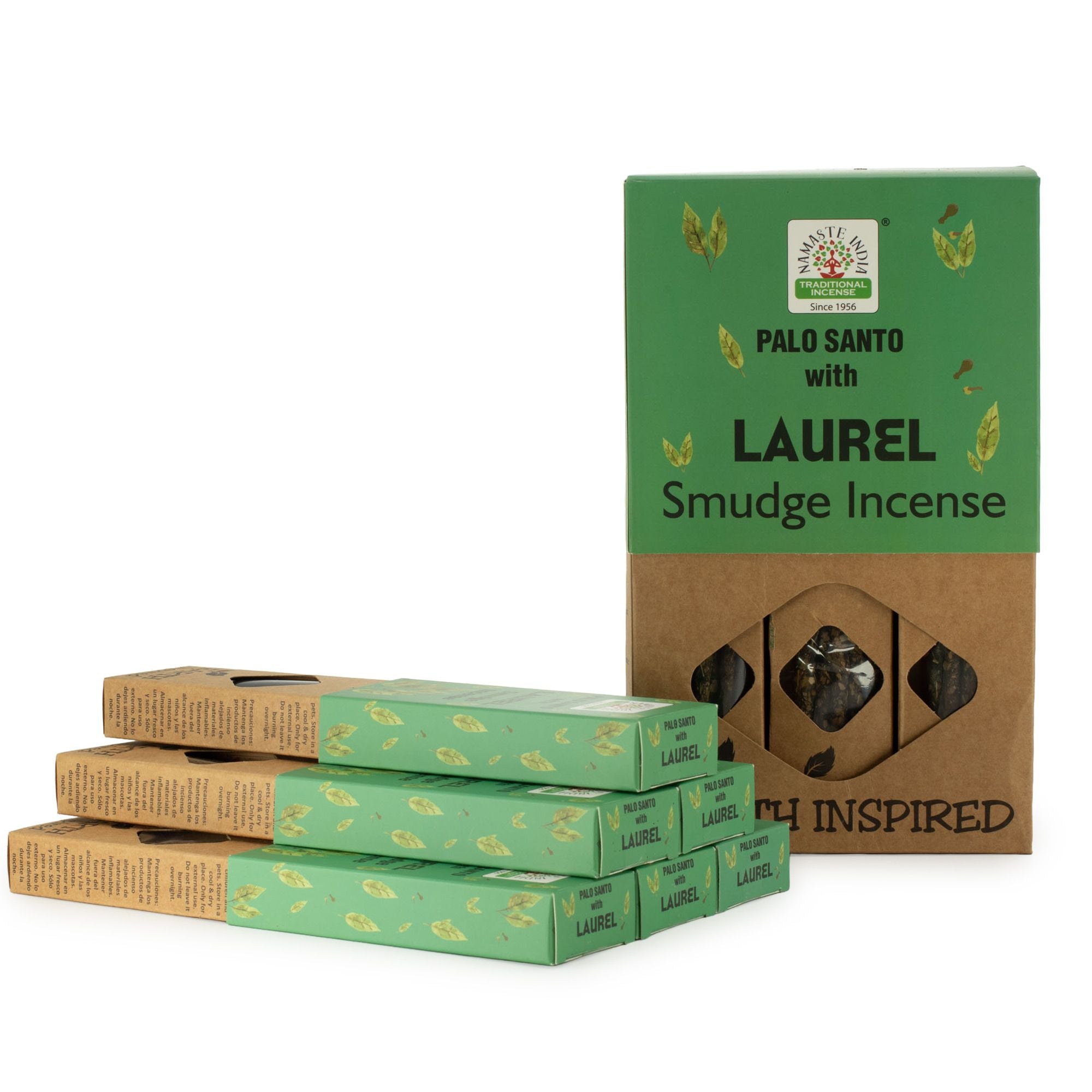 Earth Inspired Smudge Incense Sticks with Soothing Laurel Aroma