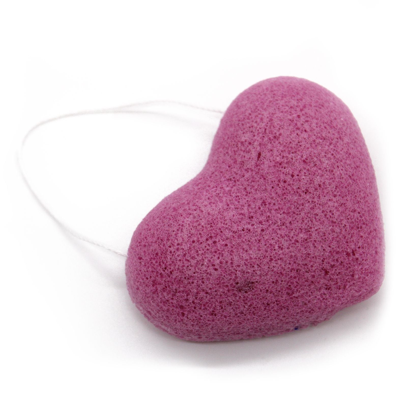 Konjac Heart Sponge Lavender for Gentle Cleansing and Care