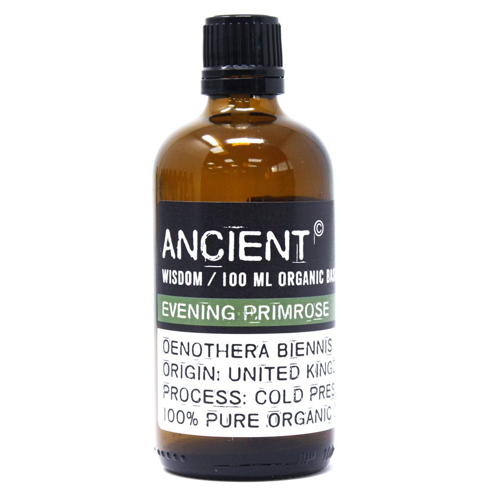 Evening Primrose Organic Base Oil 100ml for Skincare Routine
