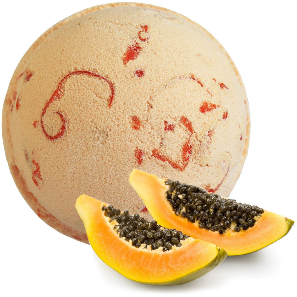 Tropical Paradise Coco Bath Bomb with Sweet Papaya Fragrance 180g