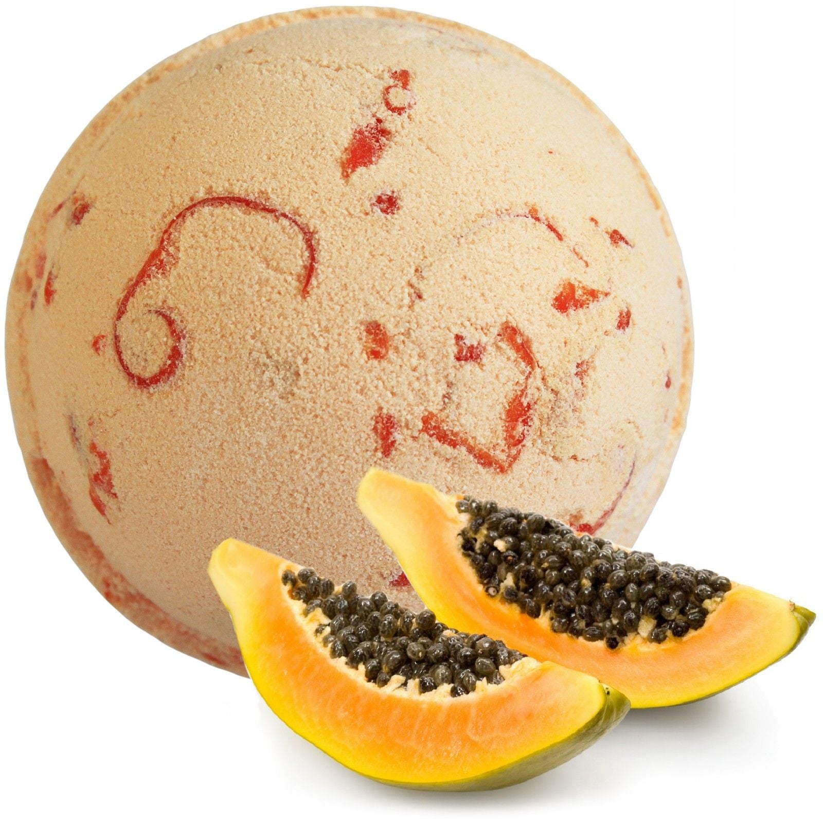 Tropical Paradise Coco Bath Bomb with Sweet Papaya Fragrance 180g