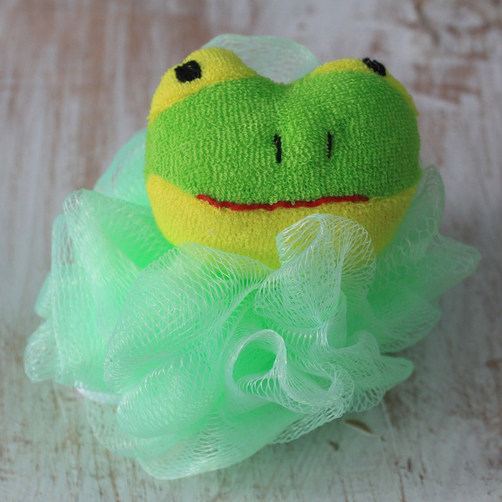 Cotton Animal Scrunchie in Assorted Colours for Bath Time Fun
