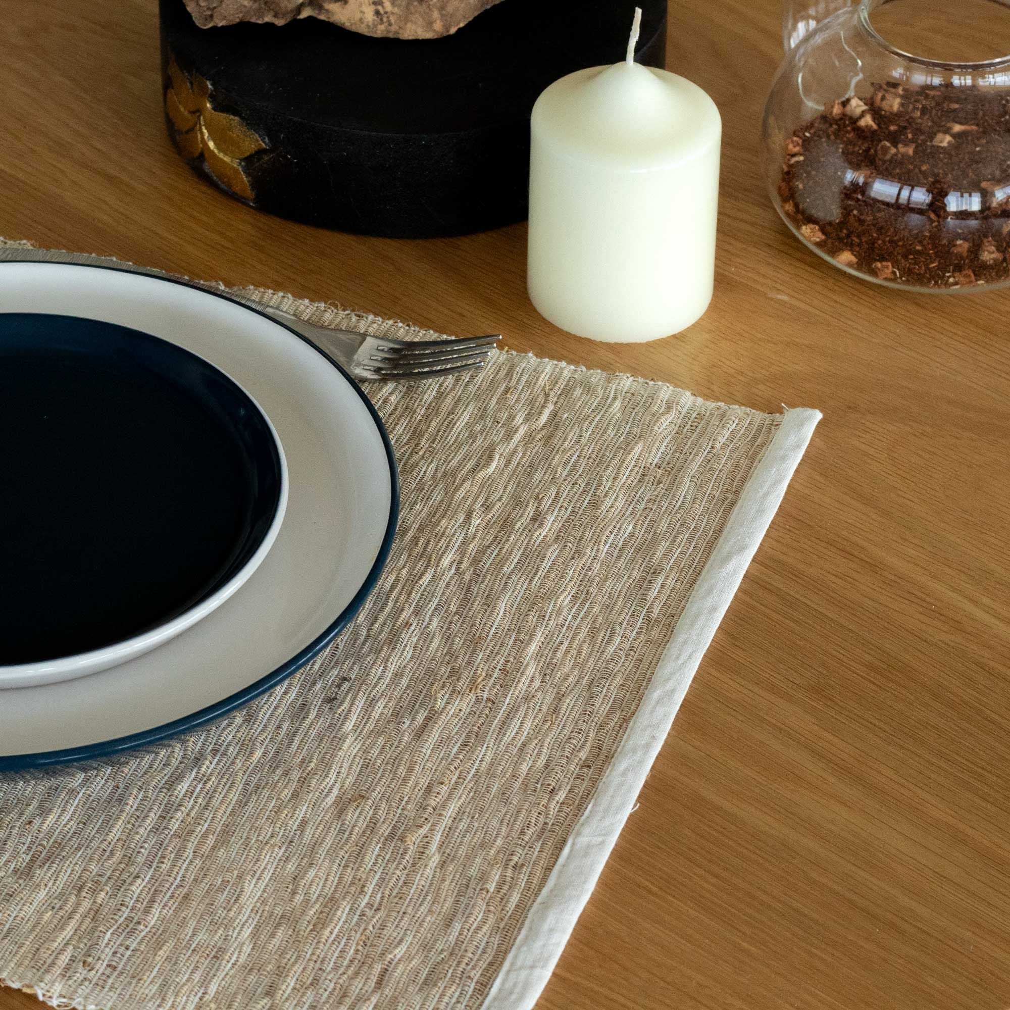 Natural Vetiver Roots Placemat for Elegant Table Settings